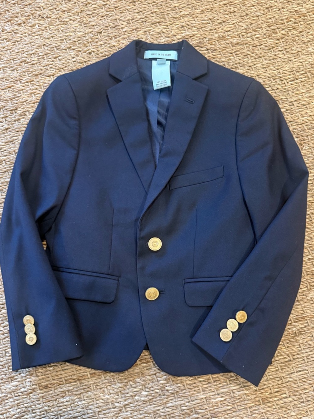 Class Club Kids Classic Navy Blazer w/ Gold Buttons - size 4